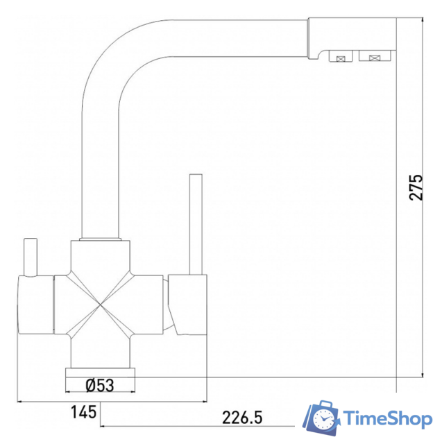 Смеситель Gross Aqua Ecolife 3120609C - Изображение №2 — Интернет-магазин Time-Shop