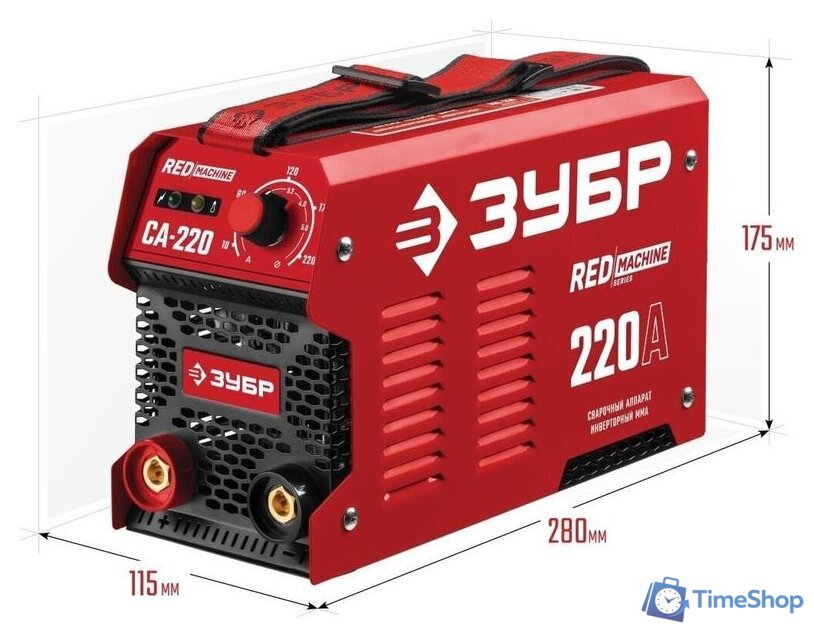 Сварочный инвертор Зубр СА-220 - Изображение №2 — Интернет-магазин Time-Shop