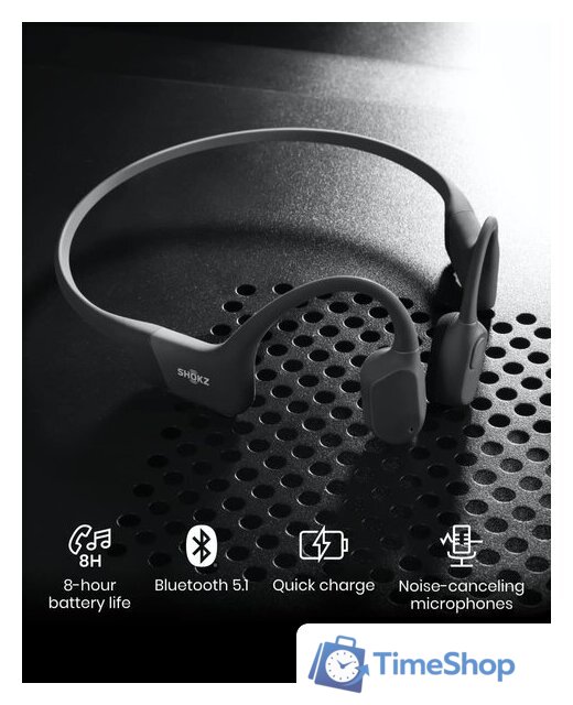 Наушники Shokz OpenRun (черный) - Изображение №6 — Интернет-магазин Time-Shop