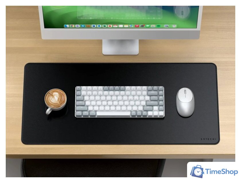 Коврик для стола Satechi Vegan-Leather Premium Desk Mat ST-LPDMK (черный) - Изображение №7 — Интернет-магазин Time-Shop