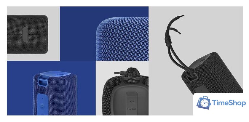 Беспроводная колонка Xiaomi Mi Portable 16W (синий, международная версия) - Изображение №5 — Интернет-магазин Time-Shop