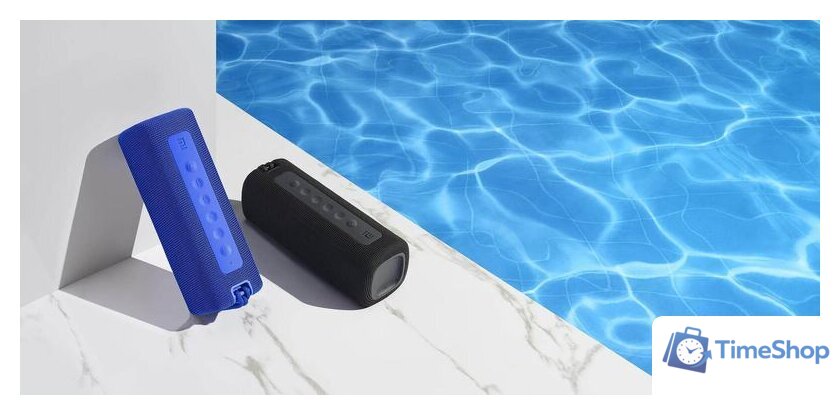 Беспроводная колонка Xiaomi Mi Portable 16W (синий, международная версия) - Изображение №6 — Интернет-магазин Time-Shop