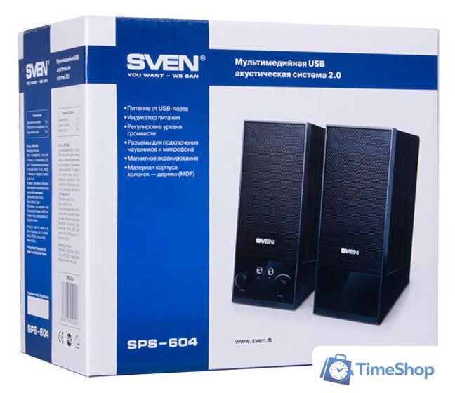 Акустика SVEN SPS-604 - Изображение №5 — Интернет-магазин Time-Shop