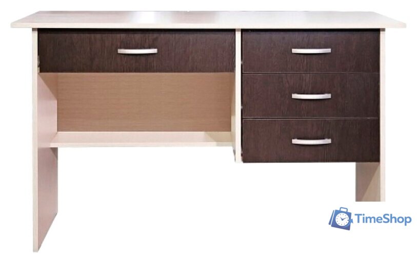 Стол Стендмебель Сити (дуб белфорт/венге) - Изображение №1 — Интернет-магазин Time-Shop