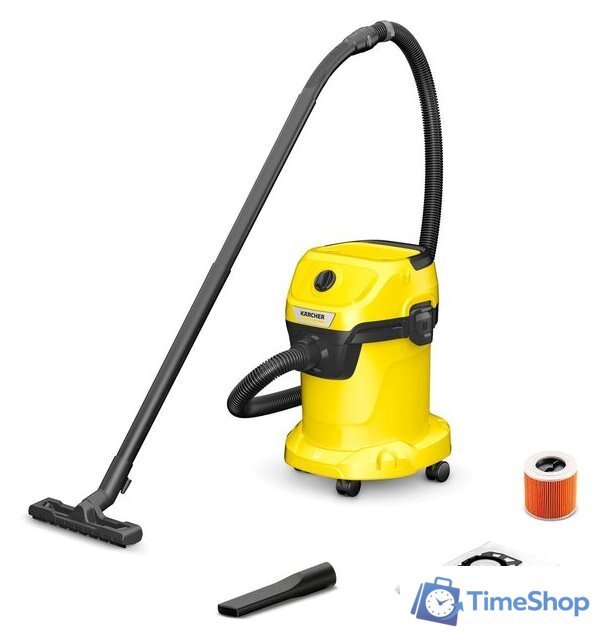 Пылесос Karcher WD 3 V 1.628-101.0 - Изображение №2 — Интернет-магазин Time-Shop