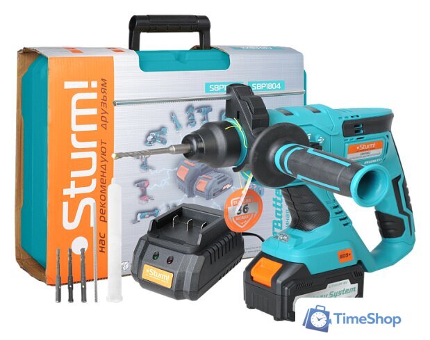 Перфоратор Sturm CRH1822 (с 1-м АКБ, кейс) - Изображение №1 — Интернет-магазин Time-Shop