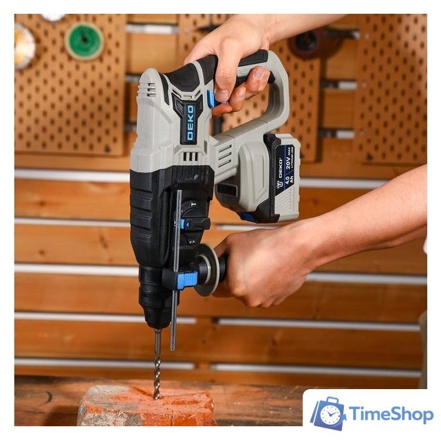 Перфоратор Deko ZKCH20 084-1042 (с 2-мя АКБ, кейс) - Изображение №6 — Интернет-магазин Time-Shop