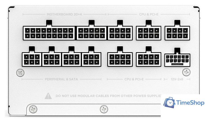 Блок питания NZXT C1200 Gold ATX 3.1 PA-2G2BW-EU - Изображение №4 — Интернет-магазин Time-Shop
