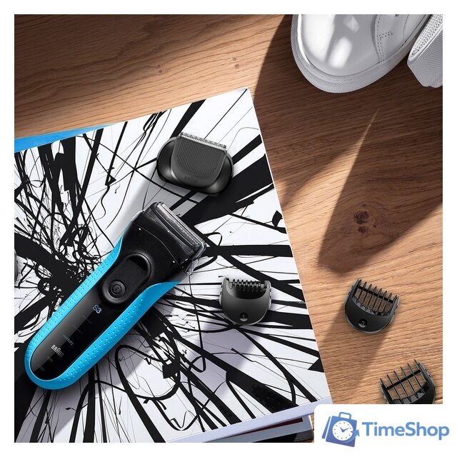 Электробритва Braun Series 3 Shave&Style 3010BT Wet&Dry - Изображение №4 — Интернет-магазин Time-Shop