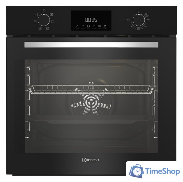 Электрический духовой шкаф Indesit IFE 3644 J BL - Изображение №1 — Интернет-магазин Time-Shop