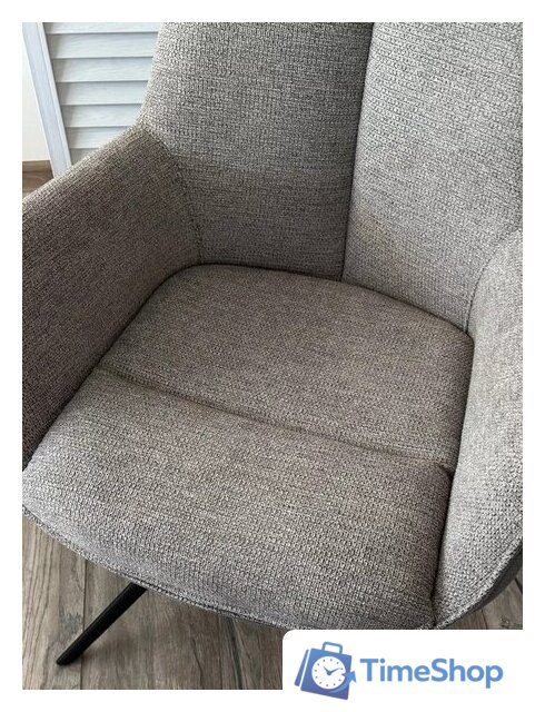 Стул с подлокотниками M-City Pontus 626M05484 (KN01-03 серыйBZ1046-02 темно-серыйчерный) - Изображение №6 — Интернет-магазин Time-Shop