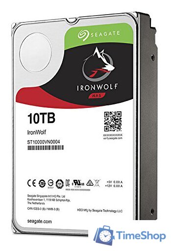 Жесткий диск Seagate Ironwolf 10TB [ST10000VN0004] - Изображение №2 — Интернет-магазин Time-Shop