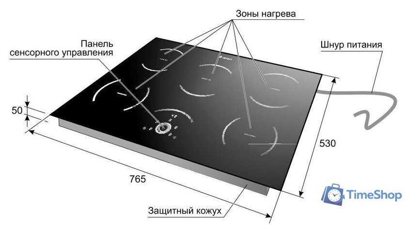 Варочная панель GEFEST 4322 - Изображение №4 — Интернет-магазин Time-Shop
