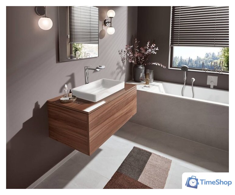 Душевая лейка Hansgrohe Pulsify Select 105 3jet Activation 24100000 (хром) - Изображение №8 — Интернет-магазин Time-Shop