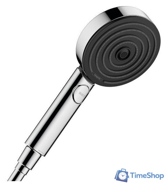 Душевая лейка Hansgrohe Pulsify Select 105 3jet Activation 24100000 (хром) - Изображение №1 — Интернет-магазин Time-Shop