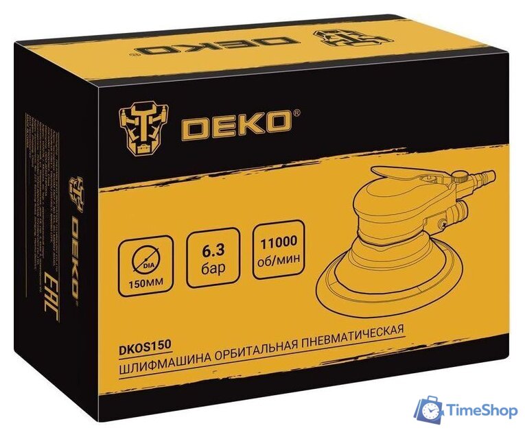 Пневмошлифмашина Deko DKOS150 063-4382 - Изображение №10 — Интернет-магазин Time-Shop