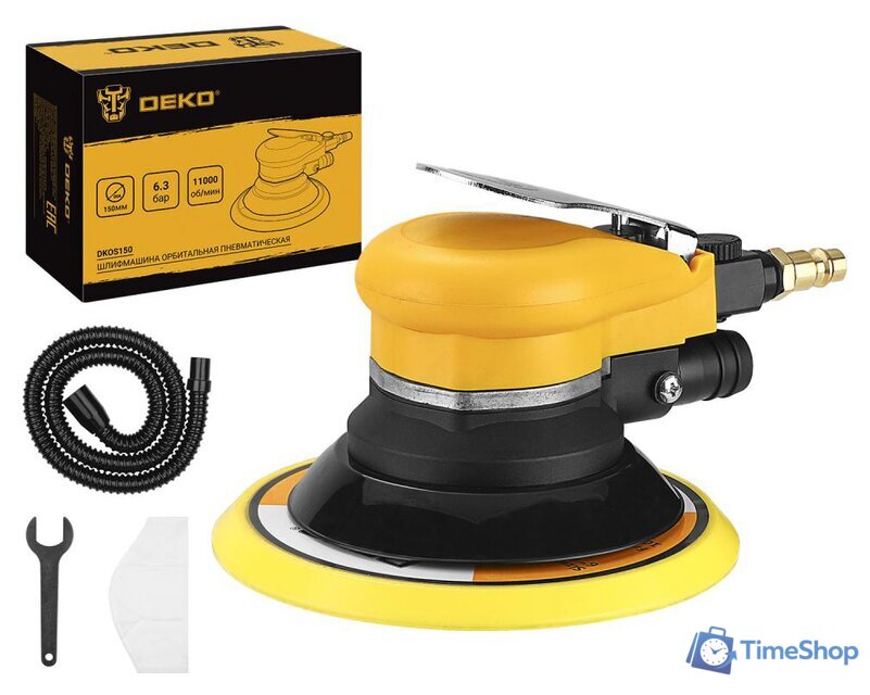 Пневмошлифмашина Deko DKOS150 063-4382 - Изображение №1 — Интернет-магазин Time-Shop