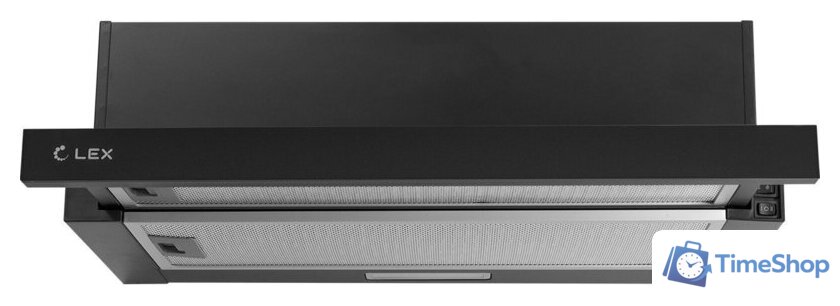 Кухонная вытяжка LEX Hide 500 (черный) - Изображение №2 — Интернет-магазин Time-Shop