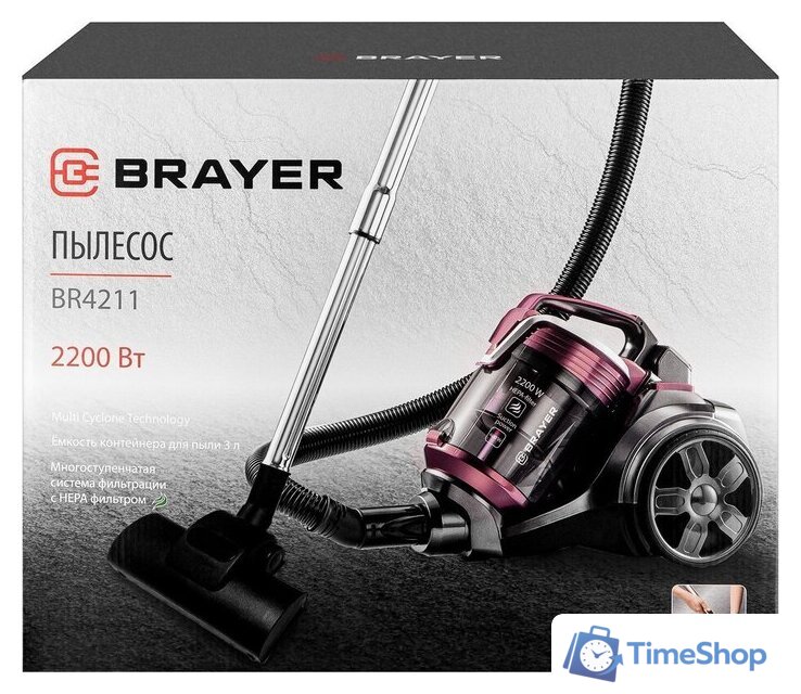 Пылесос Brayer BR4211 - Изображение №22 — Интернет-магазин Time-Shop