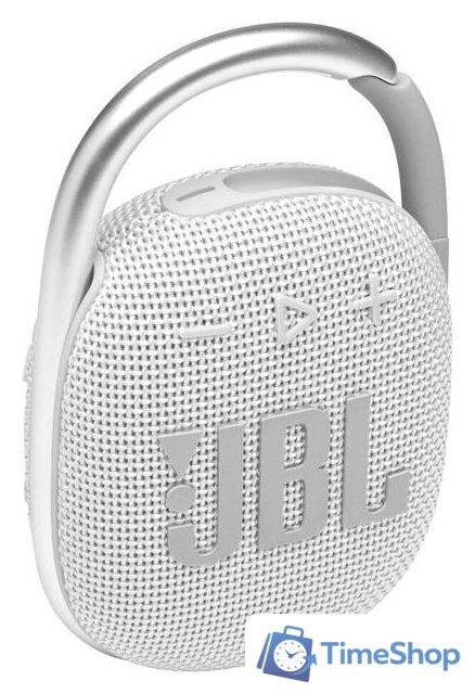 Беспроводная колонка JBL Clip 4 (белый) - Изображение №1 — Интернет-магазин Time-Shop