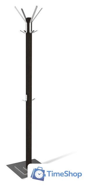 Вешалка для одежды Sheffilton Альберто SHT-CR11 933040 (венге/алюминий металлик) - Изображение №2 — Интернет-магазин Time-Shop