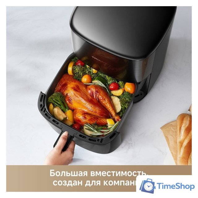 Аэрогриль (аэрофритюрница) Trouver Air Fryer FD10s Pro 6L (черный) - Изображение №5 — Интернет-магазин Time-Shop