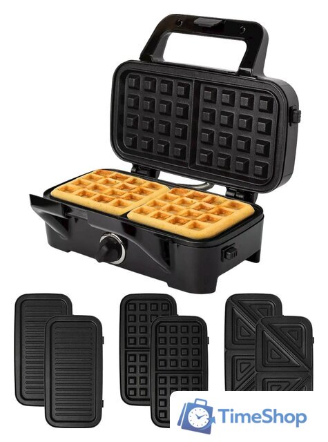 Многофункциональная сэндвичница Kitfort KT-1674 - Изображение №1 — Интернет-магазин Time-Shop