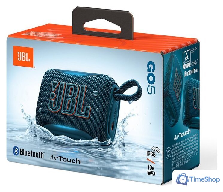 Беспроводная колонка JBL Go 5 (синий) - Изображение №8 — Интернет-магазин Time-Shop