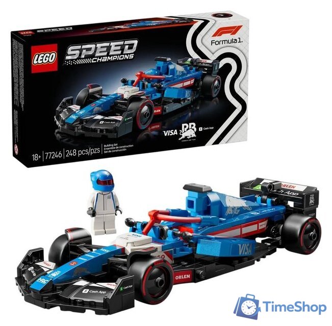 Конструктор LEGO Speed Champions 77246 Гоночный автомобиль Visa Cash App RB VCARB 01 F1 - Изображение №1 — Интернет-магазин Time-Shop