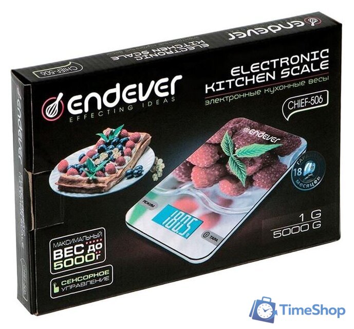 Кухонные весы Endever Chief-506 - Изображение №5 — Интернет-магазин Time-Shop
