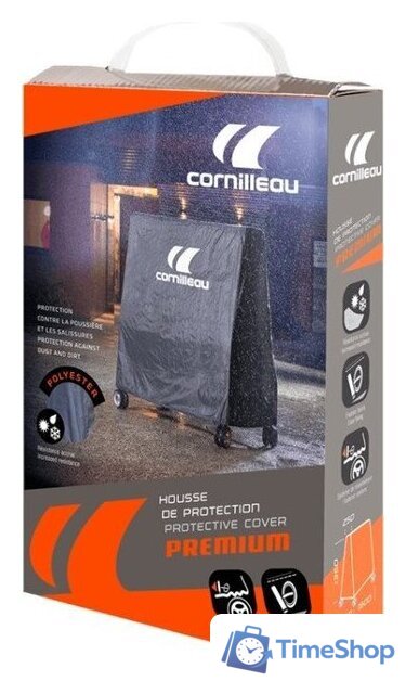 Чехол для теннисного стола Cornilleau Premium Table Cover (серый) - Изображение №4 — Интернет-магазин Time-Shop