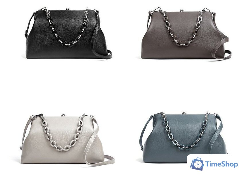 Женская сумка Mironpan 63014 (темно-серый) - Изображение №9 — Интернет-магазин Time-Shop