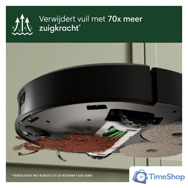 Робот-пылесос iRobot Roomba Plus 505 Combo Robot + AutoWash Dock (черный) - Изображение №9 — Интернет-магазин Time-Shop