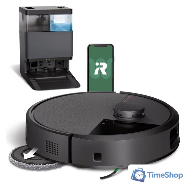 Робот-пылесос iRobot Roomba Plus 505 Combo Robot + AutoWash Dock (черный) - Изображение №1 — Интернет-магазин Time-Shop