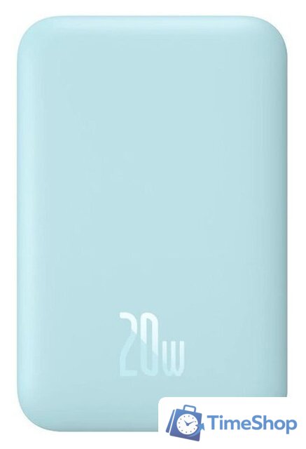 Внешний аккумулятор Baseus Magnetic Wireless PPCX020003 6000mAh (голубой) - Изображение №1 — Интернет-магазин Time-Shop