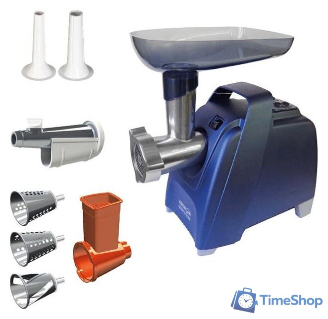 Мясорубка Аксион М 61.02 (синий) - Изображение №1 — Интернет-магазин Time-Shop