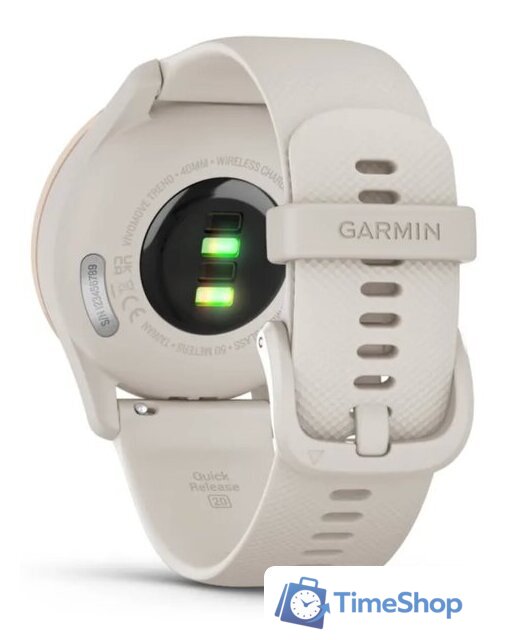 Гибридные умные часы Garmin Vivomove Trend (слоновая кость) - Изображение №6 — Интернет-магазин Time-Shop