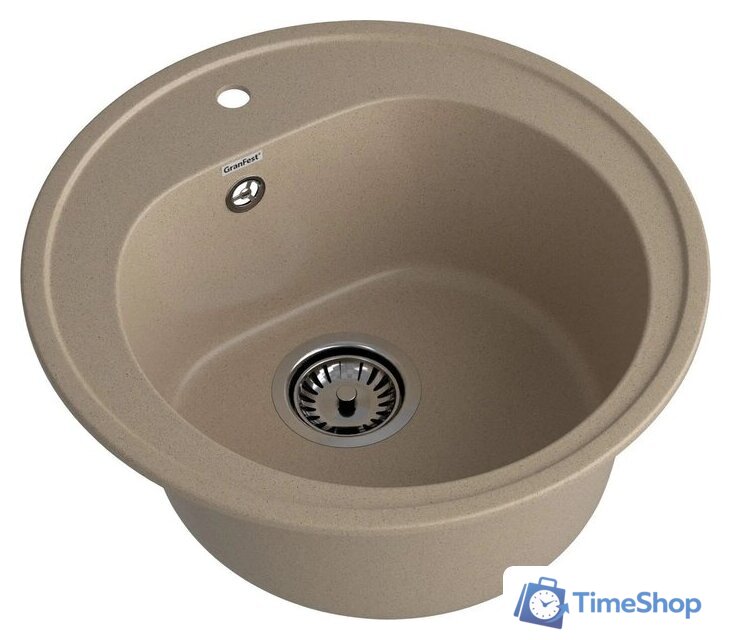 Кухонная мойка GranFest Rondo 510 (песочный) - Изображение №3 — Интернет-магазин Time-Shop
