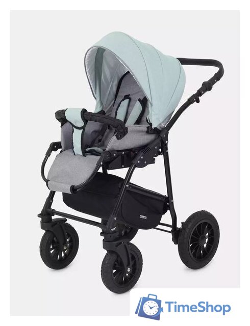 Универсальная коляска Rant Siena New (2 в 1, 10 серый/ментоловый) - Изображение №2 — Интернет-магазин Time-Shop