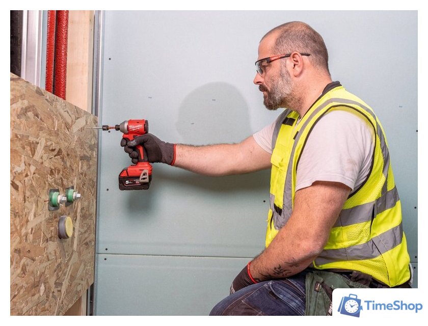 Винтоверт Milwaukee M18 BLIDRCMC-402C 4933499457 (с 2-мя АКБ, кейс) - Изображение №8 — Интернет-магазин Time-Shop