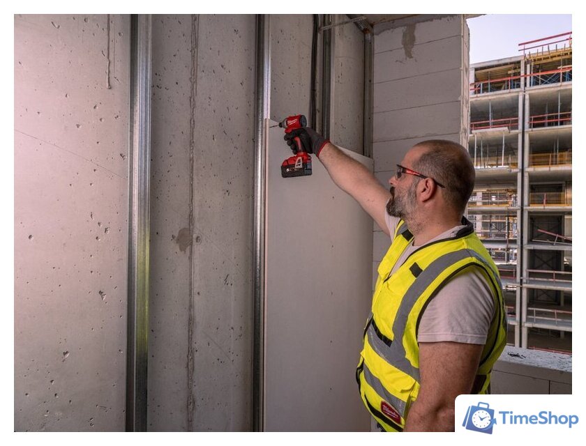 Винтоверт Milwaukee M18 BLIDRCMC-402C 4933499457 (с 2-мя АКБ, кейс) - Изображение №6 — Интернет-магазин Time-Shop