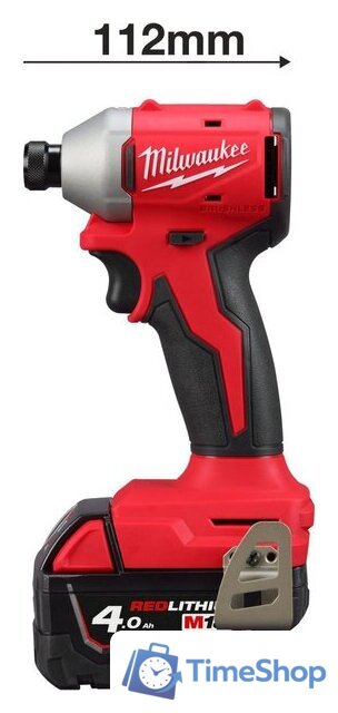 Винтоверт Milwaukee M18 BLIDRCMC-402C 4933499457 (с 2-мя АКБ, кейс) - Изображение №3 — Интернет-магазин Time-Shop