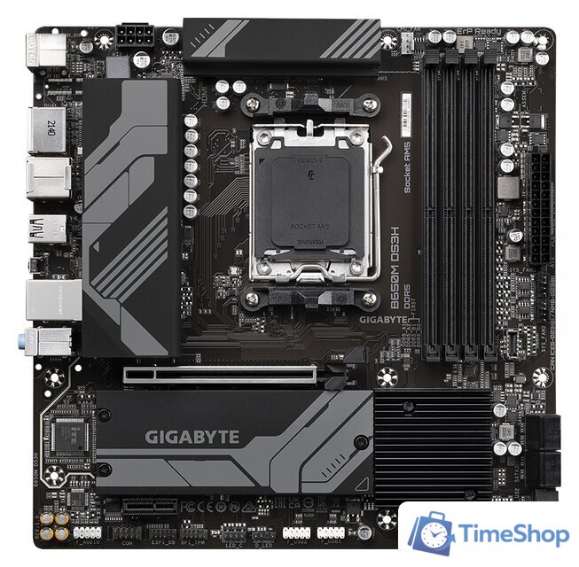 Материнская плата Gigabyte B650M DS3H (rev. 1.0) - Изображение №1 — Интернет-магазин Time-Shop