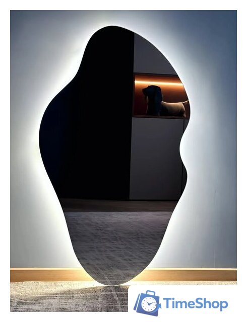 Зеркало с подсветкой  EMZE 45x77 LED.NF.45.77.AF.4K (с подсветкой и антизапотеванием) - Изображение №1 — Интернет-магазин Time-Shop