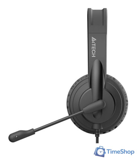 Офисная гарнитура A4Tech HU-11 (черный) - Изображение №2 — Интернет-магазин Time-Shop