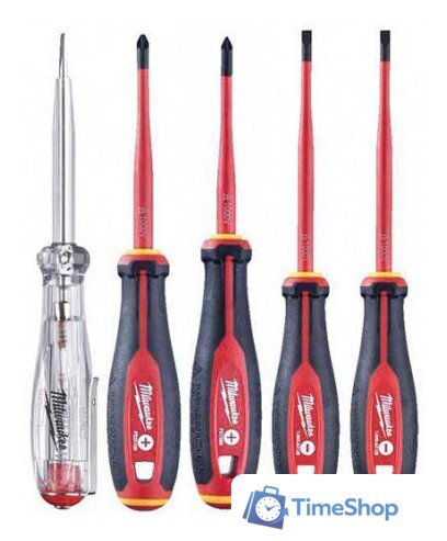 Набор отверток Milwaukee 4932478737 (5 предметов) - Изображение №1 — Интернет-магазин Time-Shop