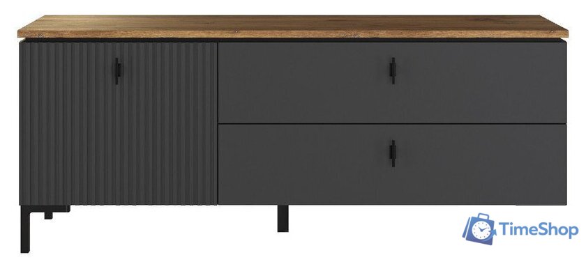 Тумба Black Red White San Gimignano RTV1D2S (антрацитовый/дуб нокс) - Изображение №1 — Интернет-магазин Time-Shop