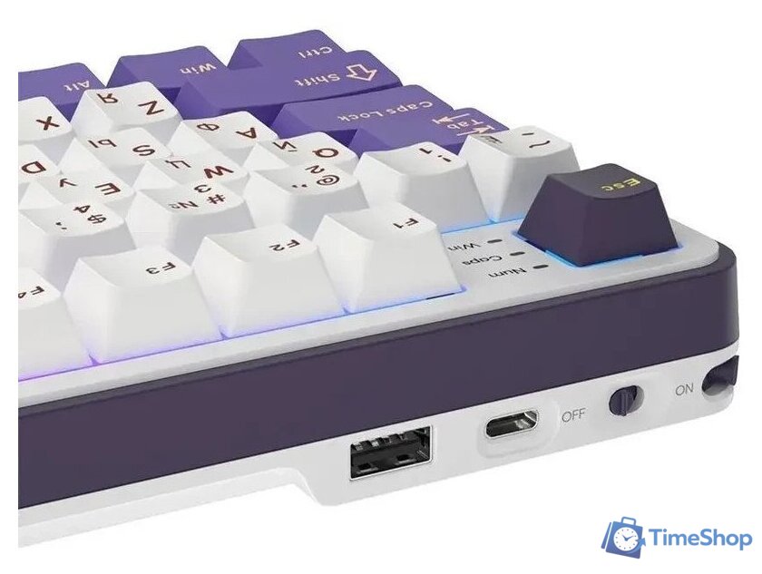 Клавиатура Royal Kludge RK-S98 RGB Blackberry (RK Brown) - Изображение №9 — Интернет-магазин Time-Shop