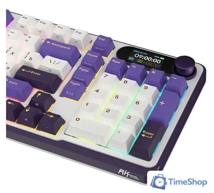 Клавиатура Royal Kludge RK-S98 RGB Blackberry (RK Brown) - Изображение №8 — Интернет-магазин Time-Shop