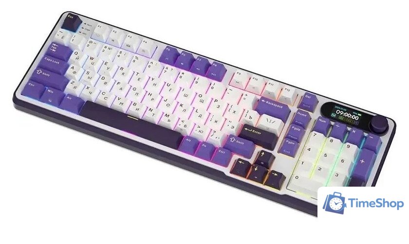 Клавиатура Royal Kludge RK-S98 RGB Blackberry (RK Brown) - Изображение №4 — Интернет-магазин Time-Shop